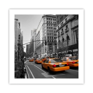 Poster - Soarele marelui oraș - 50x50 cm