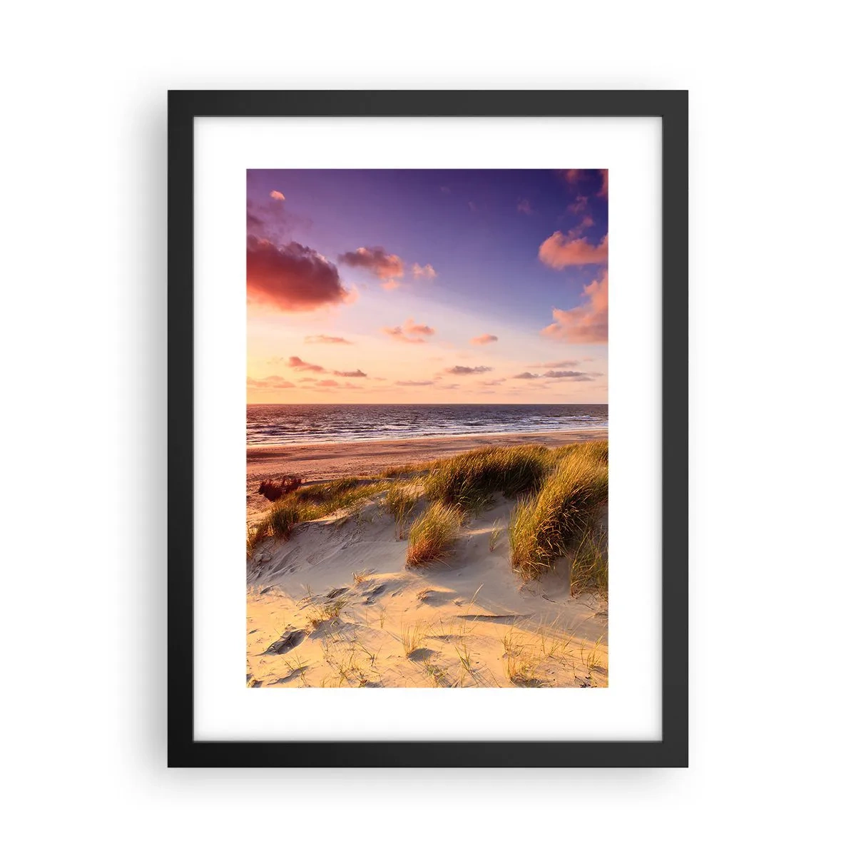 Poster în ramă neagră - Deja aerul de vară miroase - 30x40 cm