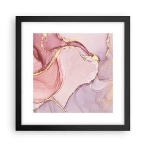 Poster în ramă neagră - O mângâiere de culoare - 30x30 cm