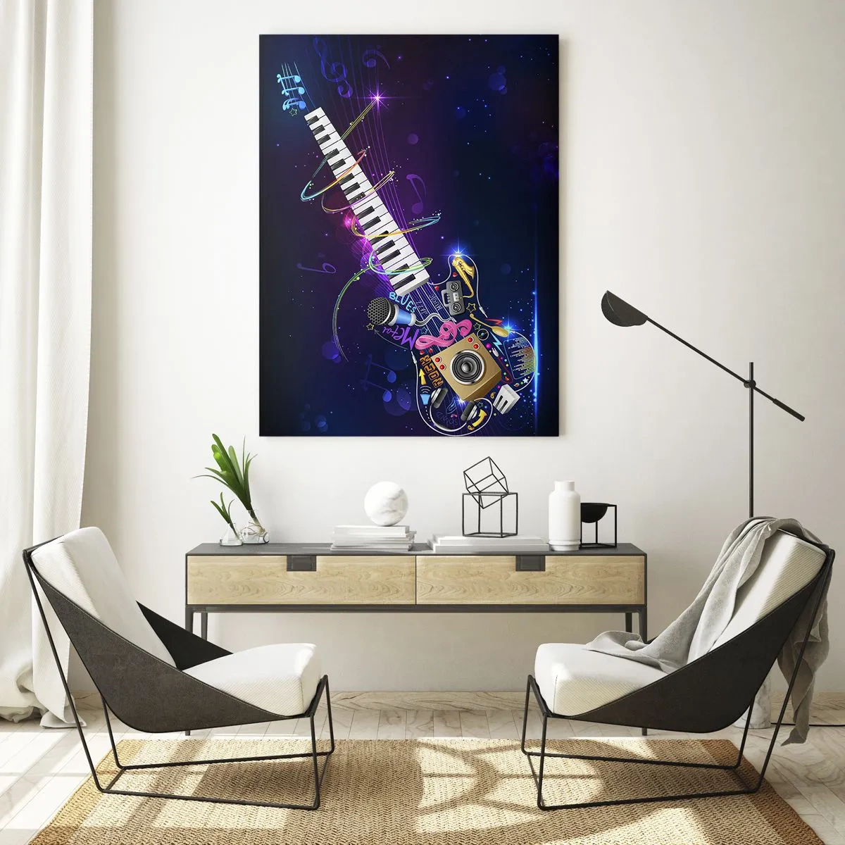 Tablou pe sticlă - Și totul este în regulă - 50x70 cm