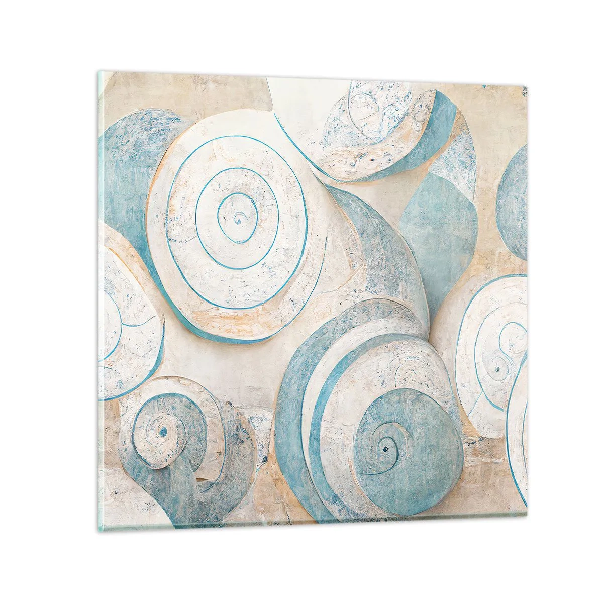 Tablou pe sticlă - Ce ascunde cochilia? - 50x50 cm