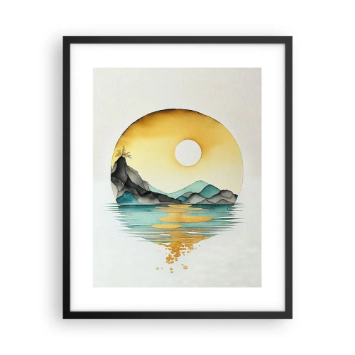 Poster în ramă neagră - În cercul de frumusețe - 40x50 cm