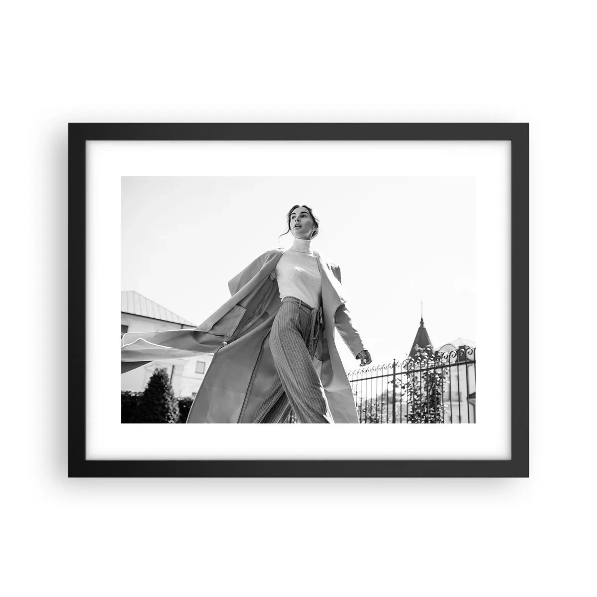 Poster în ramă neagră - Vii cu mine? - 40x30 cm