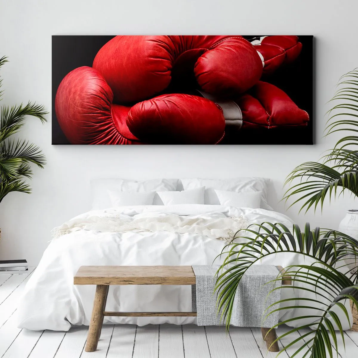 Tablou pe pânză - Emoția bătăliei a trecut - 90x30 cm