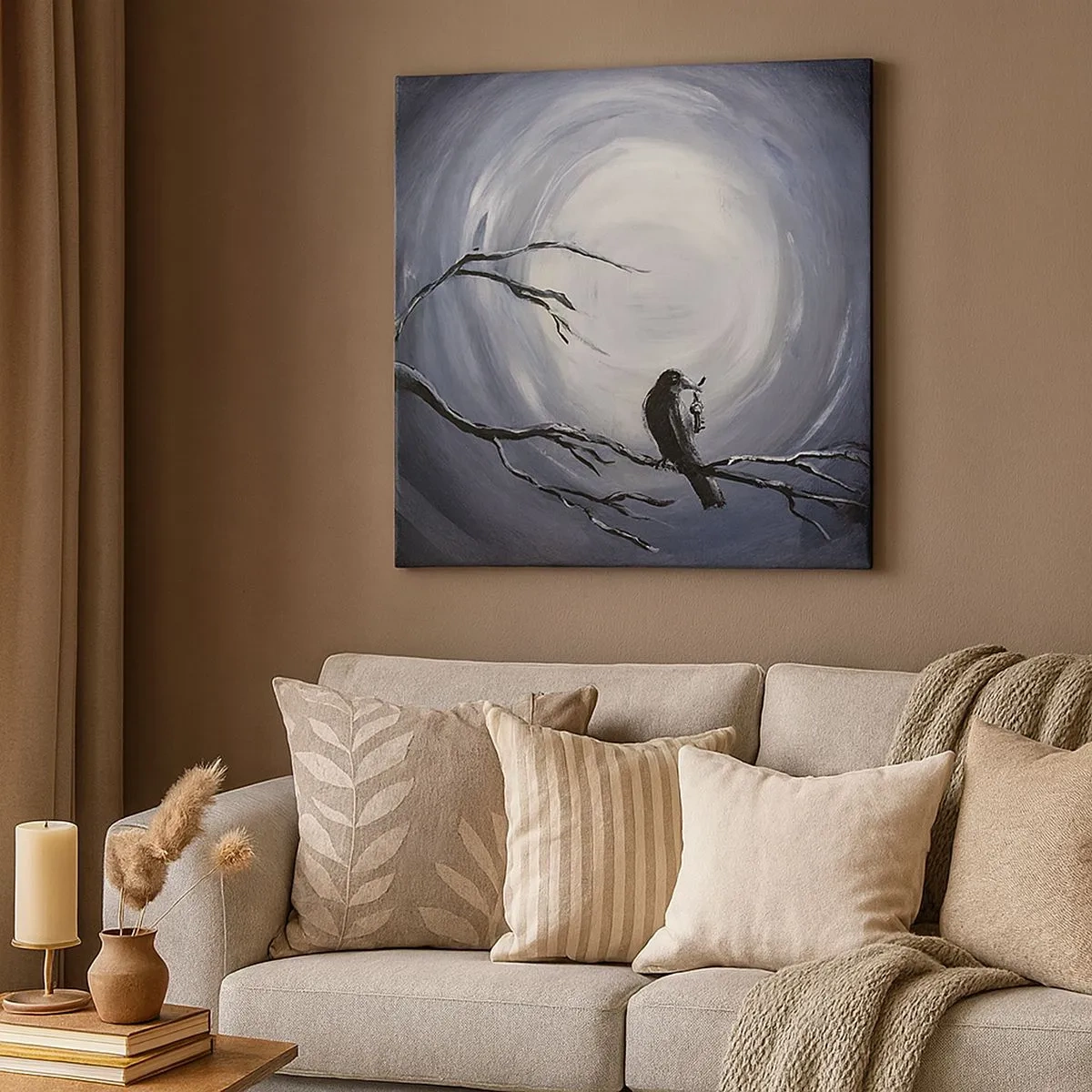 Tablou pe pânză - Cheia pentru misterul nopții - 30x30 cm