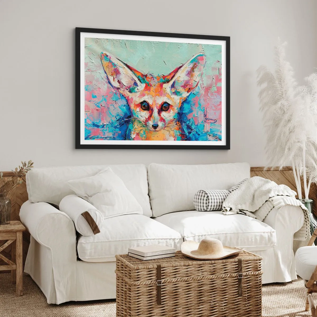 Poster în ramă neagră - Sunteți gata pentru mine? - 70x50 cm