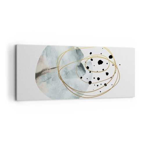 Tablou pe pânză - În îmbrățișarea spațiului - 100x40 cm