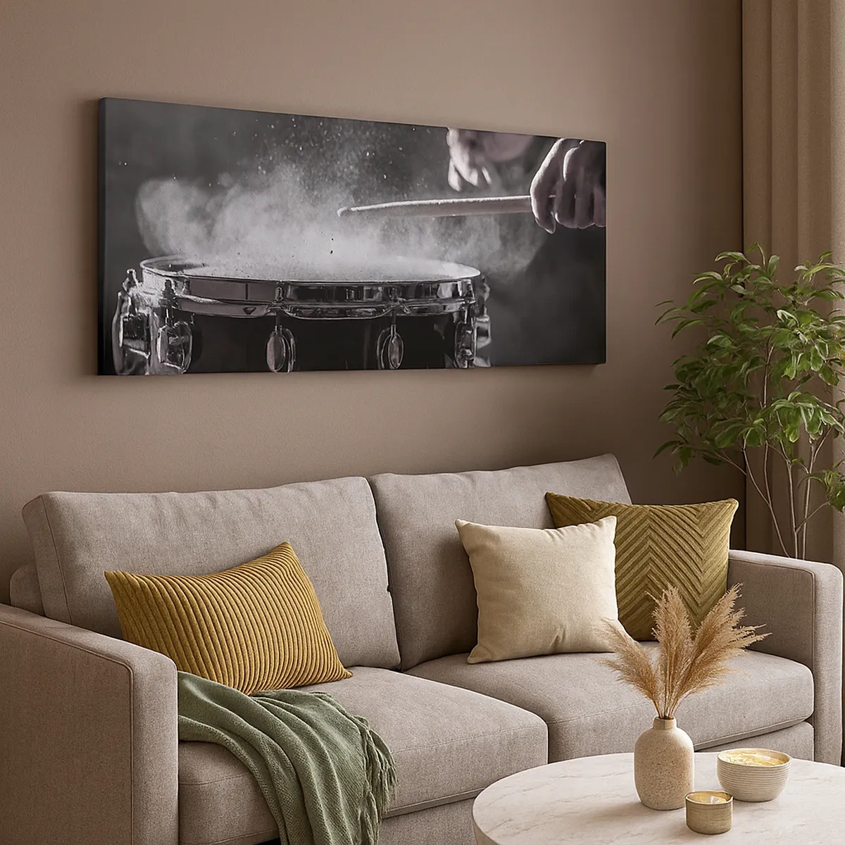 Tablou pe pânză - Pulsul muzicii - 30x30 cm