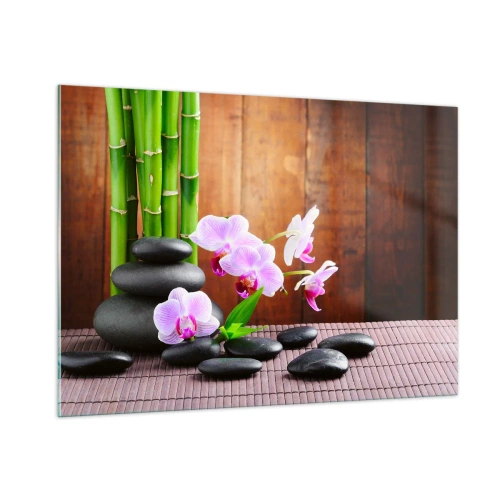 Tablou pe sticlă - Experimentați deliciile Orientului - 100x70 cm