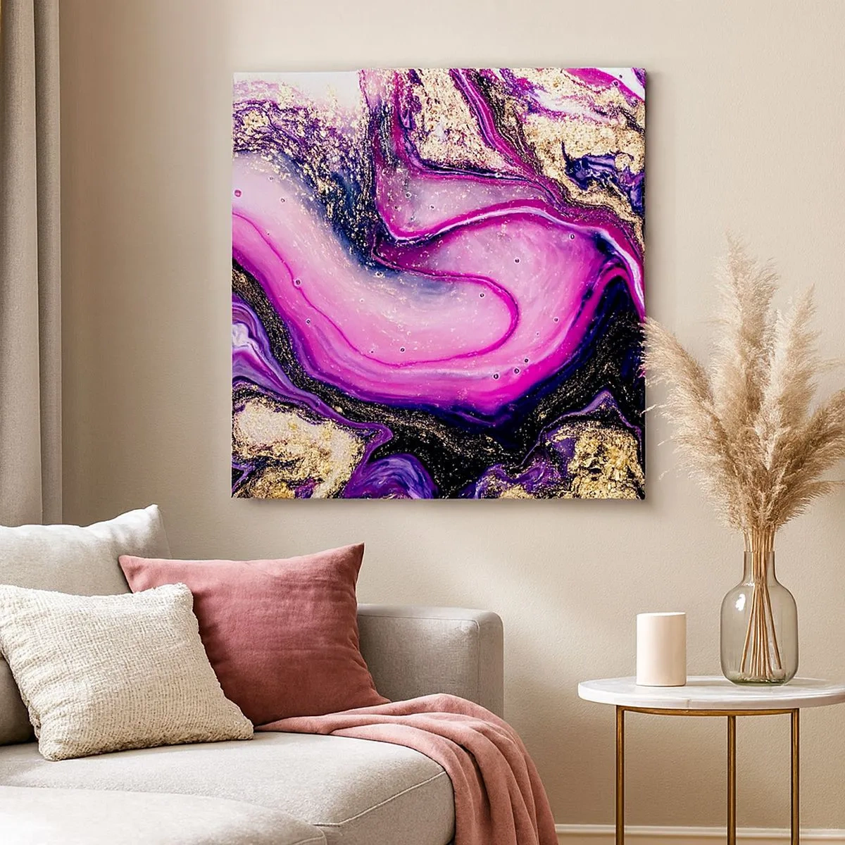 Tablou pe pânză - Un moment în culise - 30x30 cm