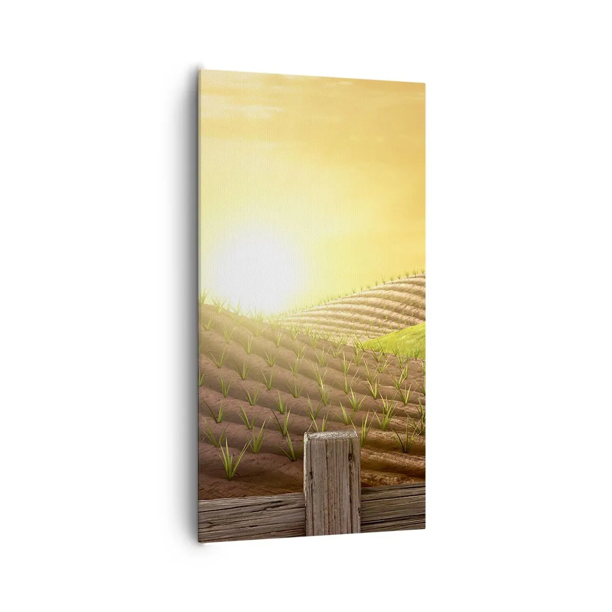 Tablou pe pânză - O fermă ca un basm - 65x120 cm