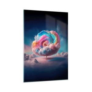 Tablou pe sticlă - Visul unui parc de distracții - 70x100 cm