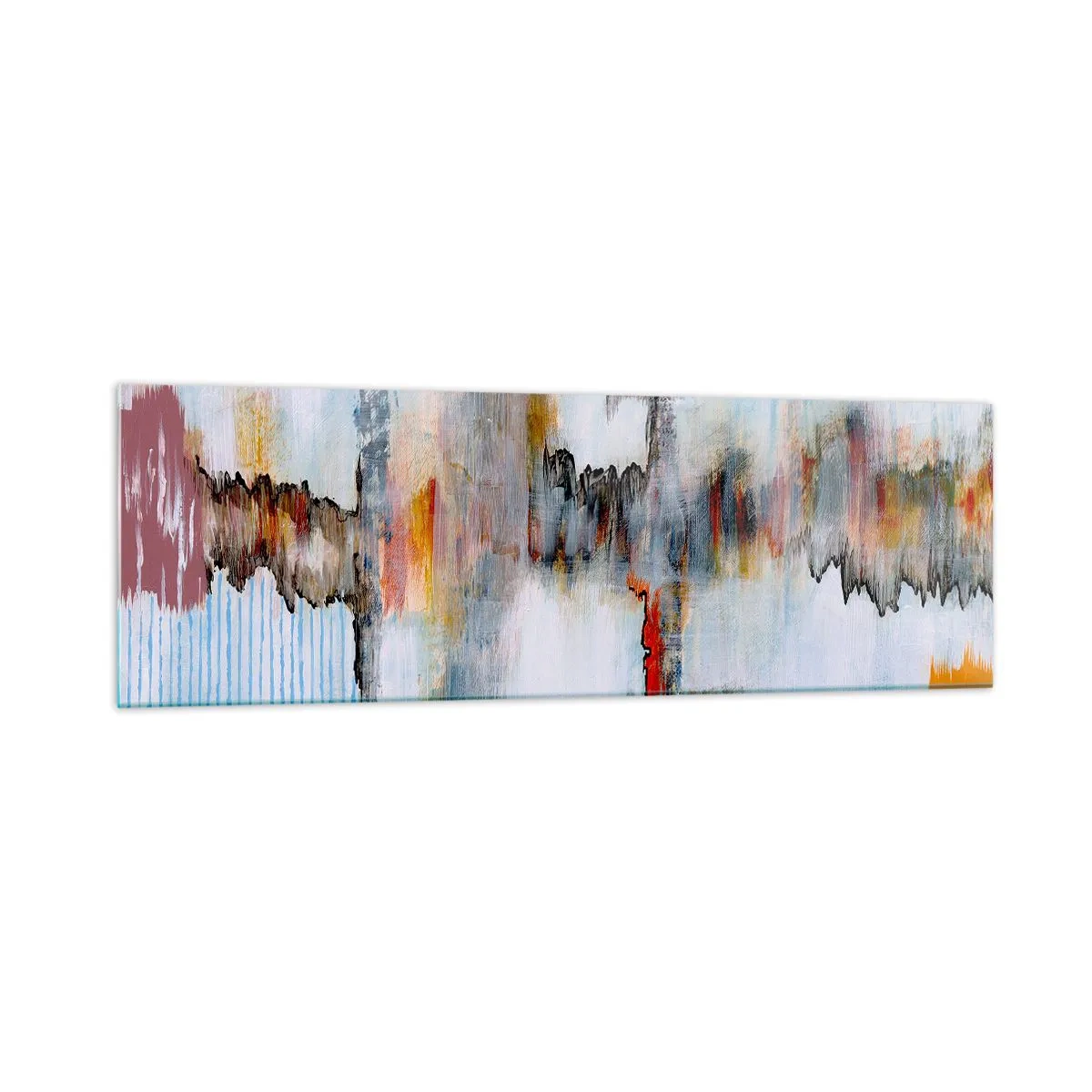 Tablou pe sticlă - Cu bățul pe apă - 160x50 cm