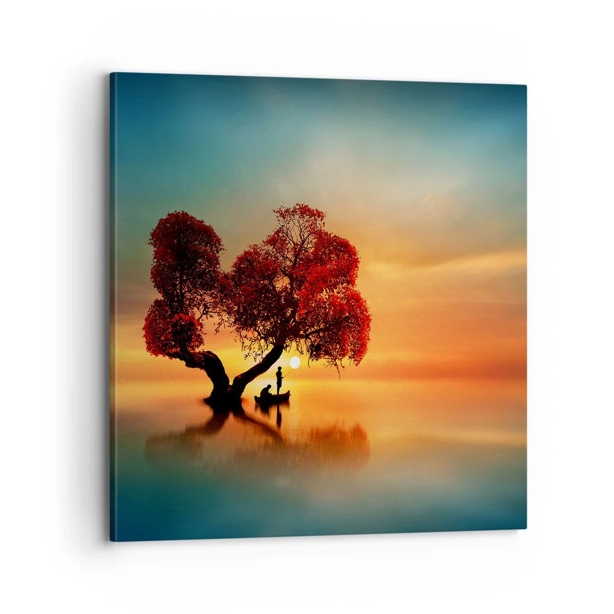 Tablou pe pânză - Lume îndepărtată și tăcută - 70x70 cm