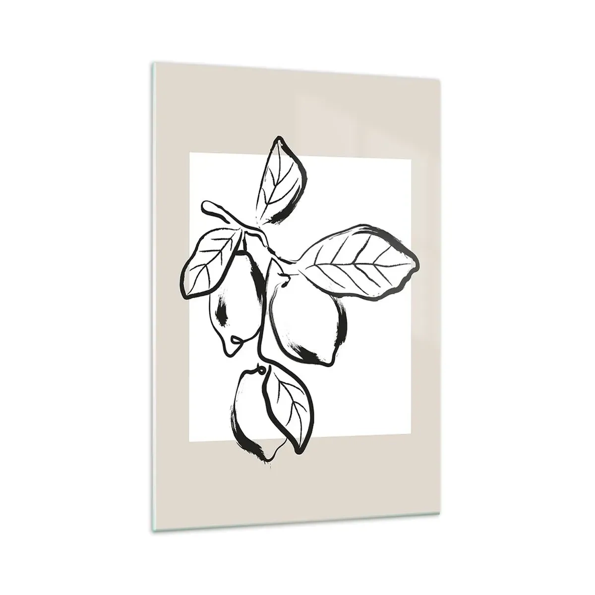 Tablou pe sticlă - Unde se coace lămâia... - 70x100 cm