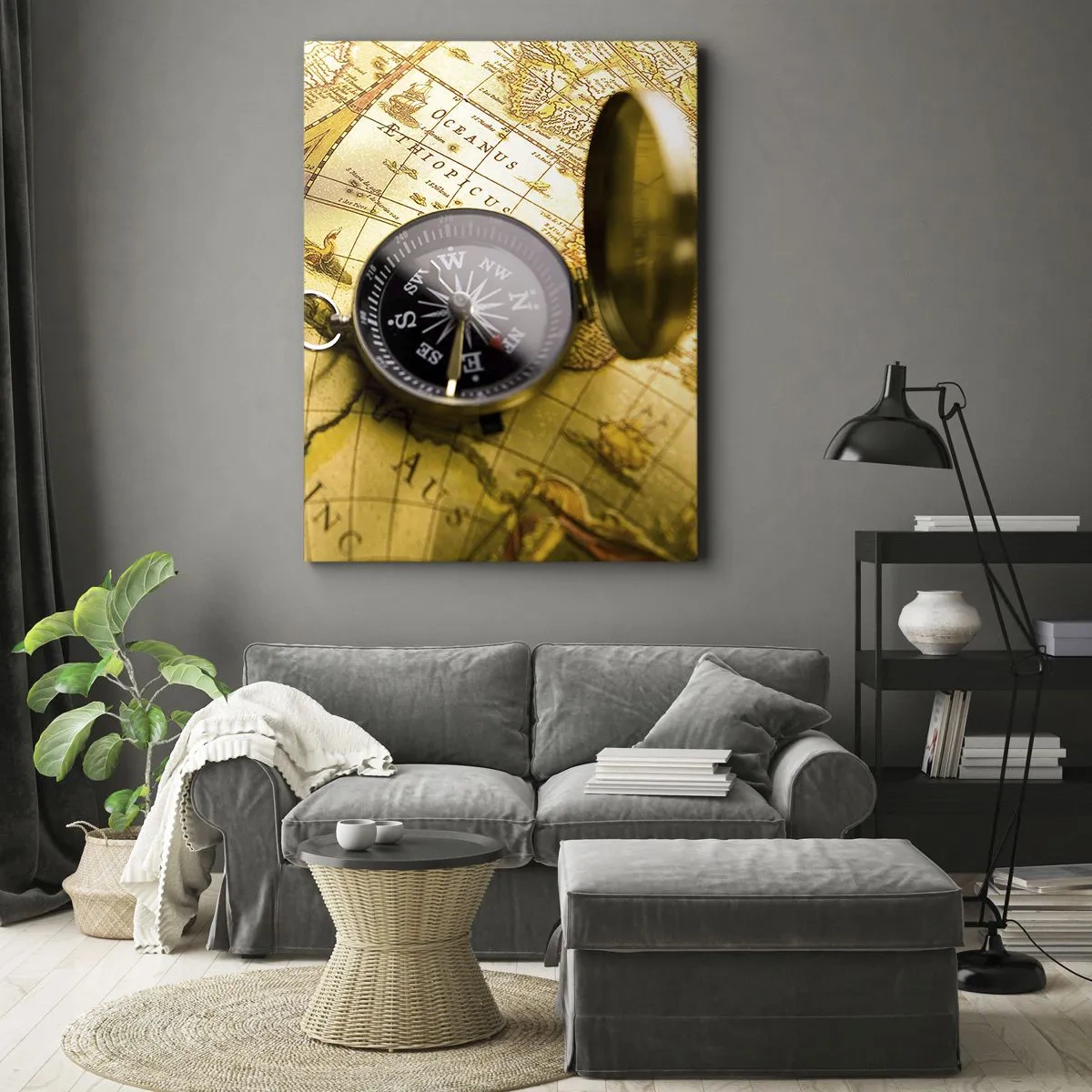 Tablou pe pânză - Sau poate până la capătul lumii? - 55x100 cm