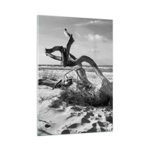 Tablou pe sticlă - Sculptură marină - 50x70 cm