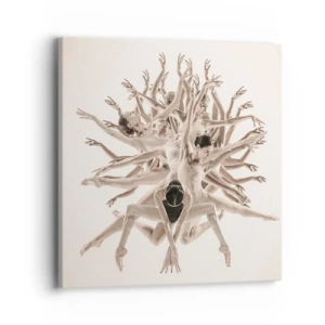 Tablou pe pânză - Înflorirea în dans - 40x40 cm