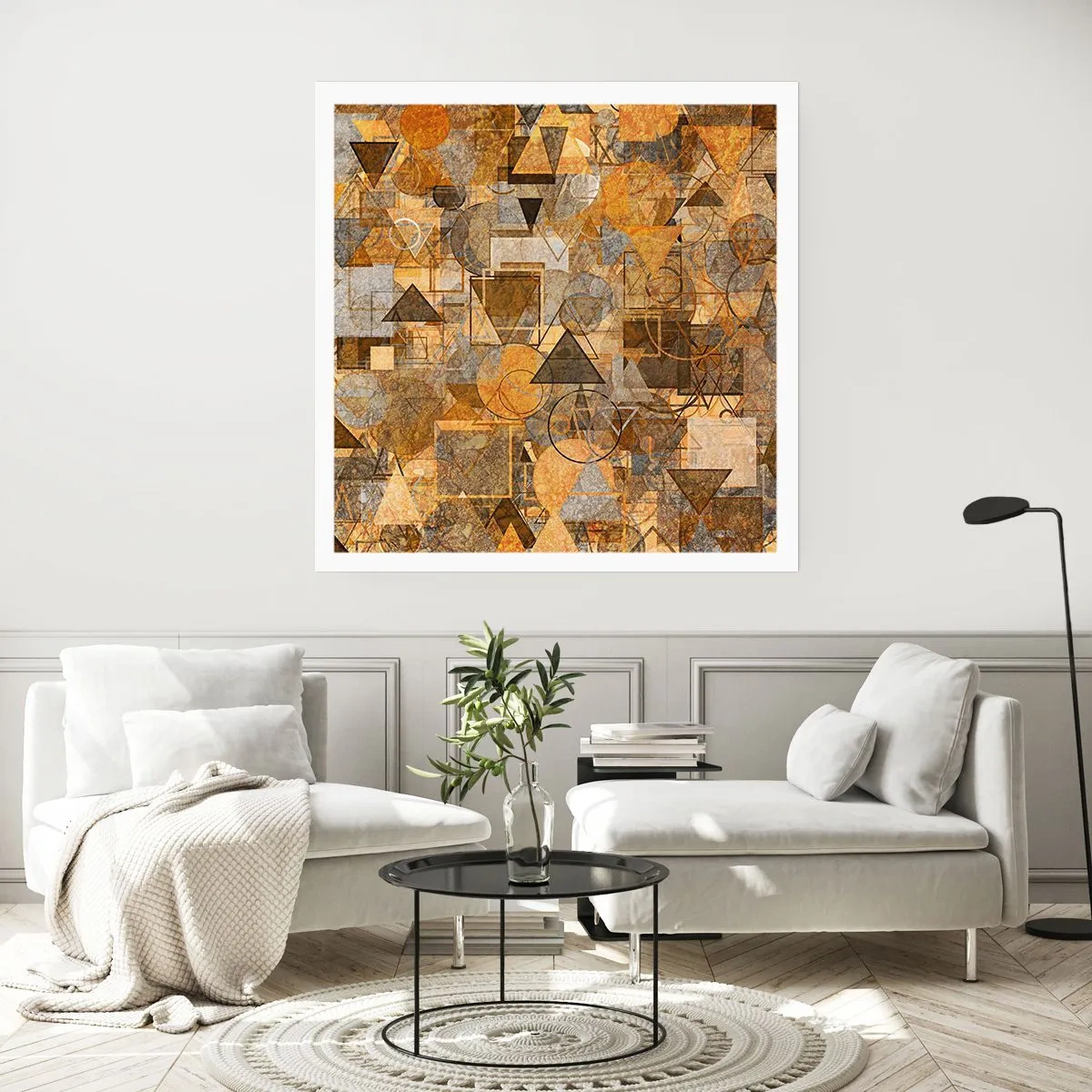 Poster - Lumea băgată în formă - 30x30 cm