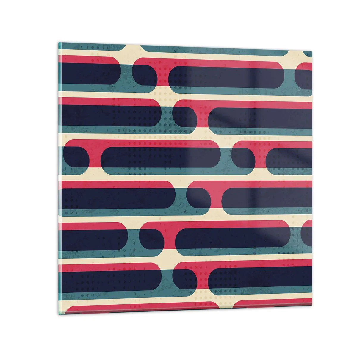 Tablou pe sticlă - Înăuntru și înainte - 60x60 cm