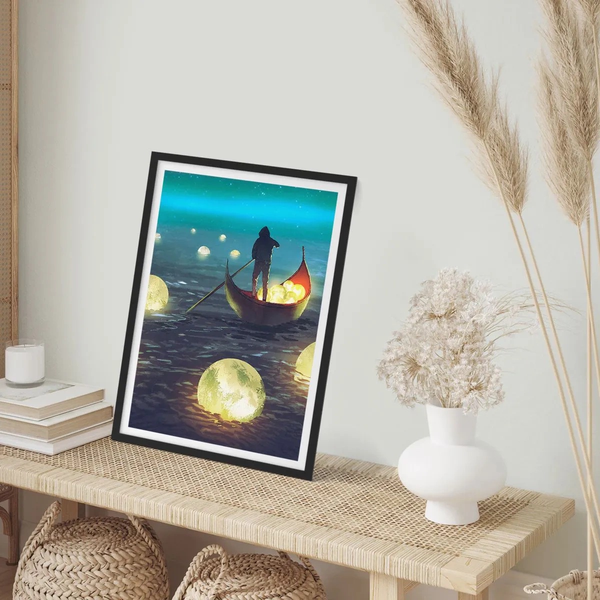Poster în ramă neagră - Lucruri la care filozofii nu au visat niciodată - 40x50 cm