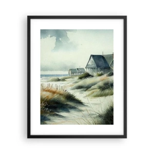 Poster în ramă neagră - Departe de agitație - 40x50 cm