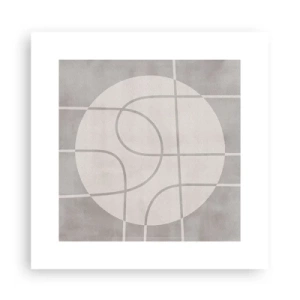 Poster - Circular și drept înainte - 30x30 cm