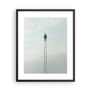Poster în ramă neagră - Fii deasupra - 40x50 cm