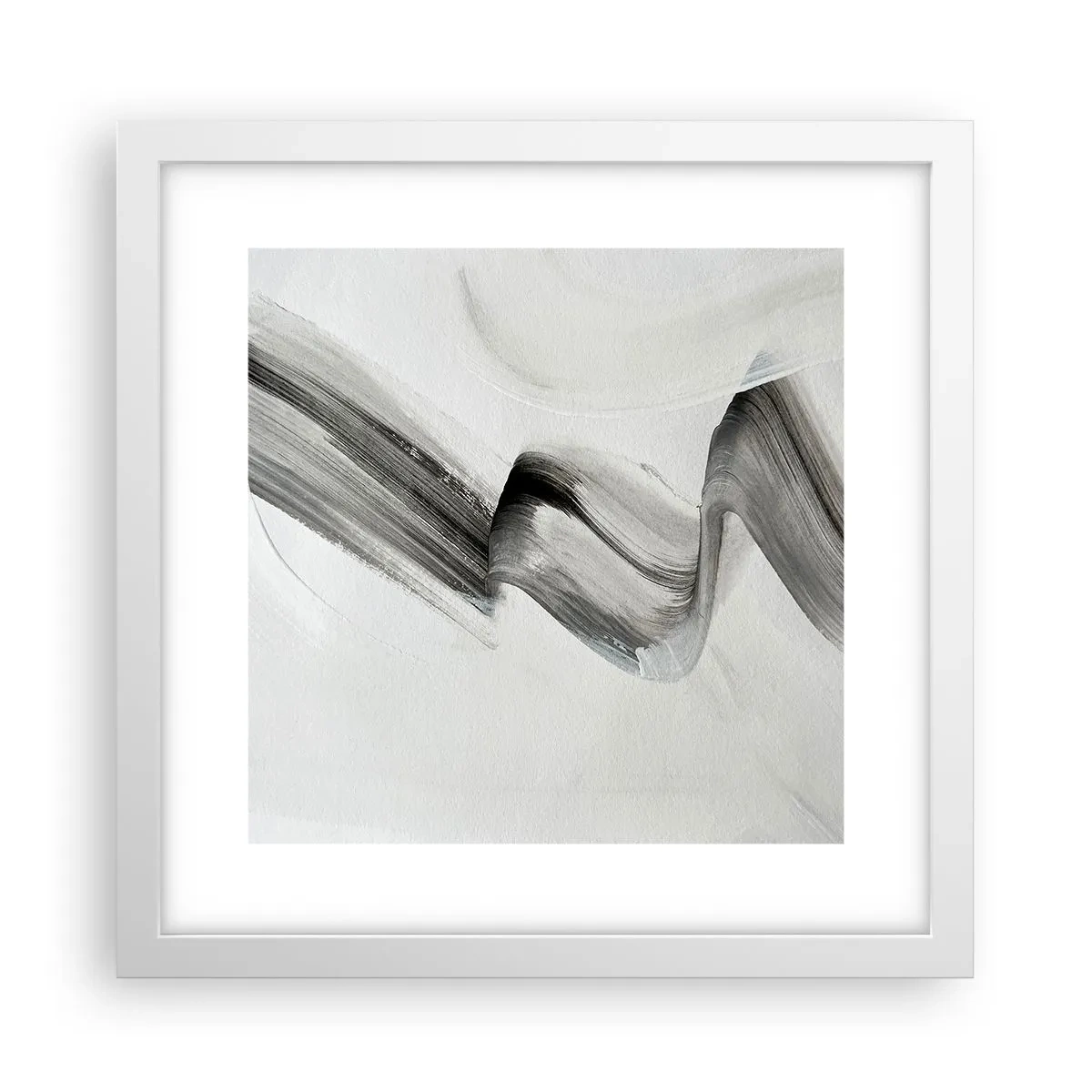 Poster în ramă albă - Doar pentru distracție - 30x30 cm