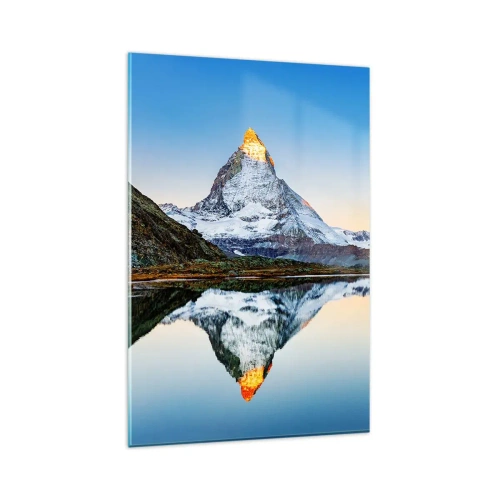 Tablou pe sticlă - Două lumi - 80x120 cm