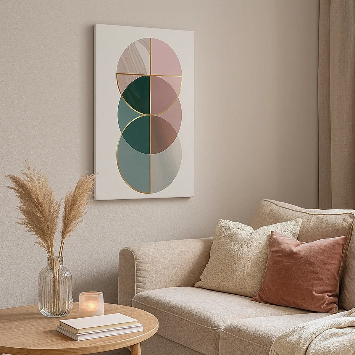 Tablou pe pânză - Roată cu roată… - 50x70 cm