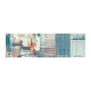 Mostră tapet Premium Canvas - Întinde-te spre lumină - Pastel, Minimalism, Luminos - 100x30 cm