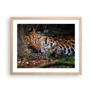 Poster în ramă de stejar deschis - Să ai încredere în mine - 50x40 cm