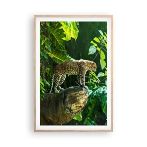 Poster în ramă de stejar deschis - La vânătoare? - 61x91 cm