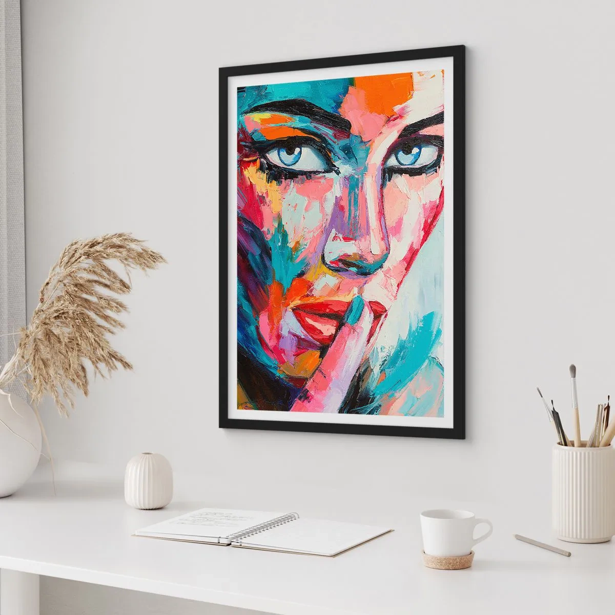 Poster în ramă neagră - Primul nostru secret - 40x50 cm