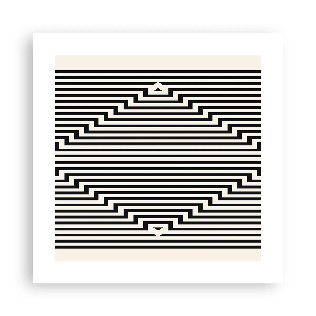 Poster - Iluzie geometrică - 40x40 cm