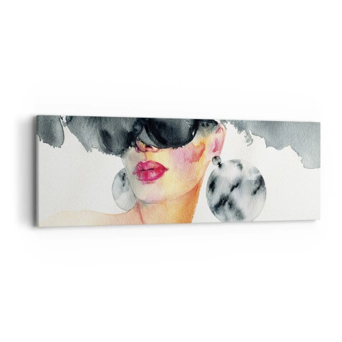 Tablou pe pânză - Secretul eleganței - 90x30 cm