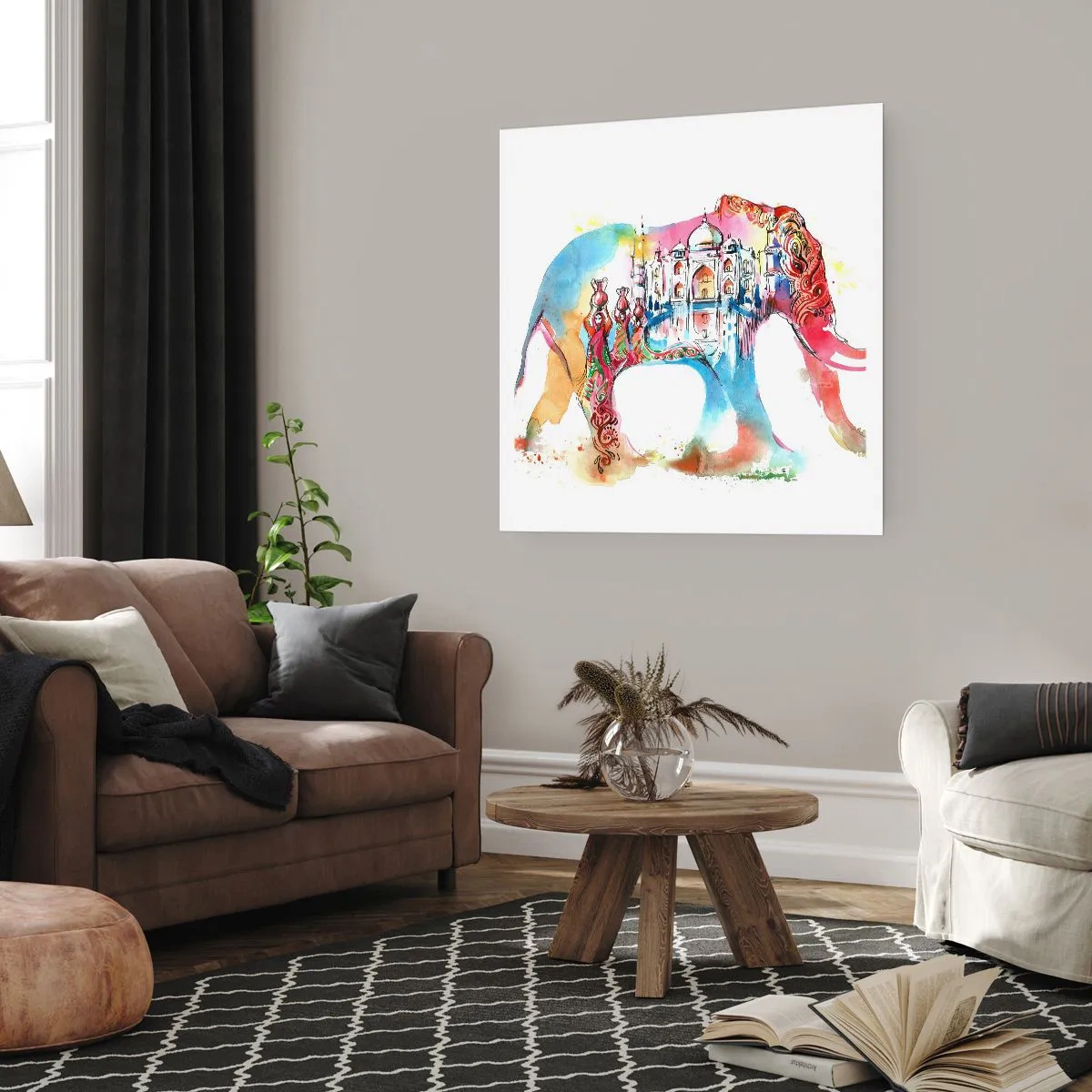 Poster - India - aura iubirii - 60x60 cm