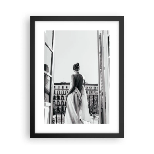 Poster în ramă neagră - Trezirea simțurilor - 30x40 cm
