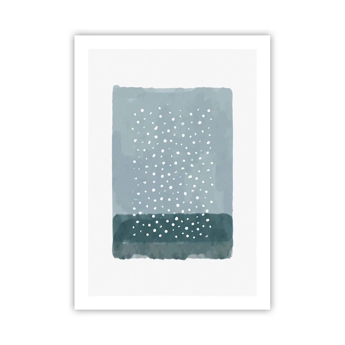 Poster - Crescute pe albastru - 50x70 cm