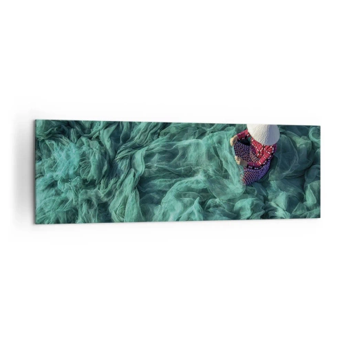 Tablou pe pânză - Într-o mare de rețea - 160x50 cm