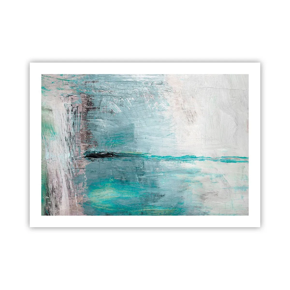 Poster - Orizontal în albastru - 70x50 cm