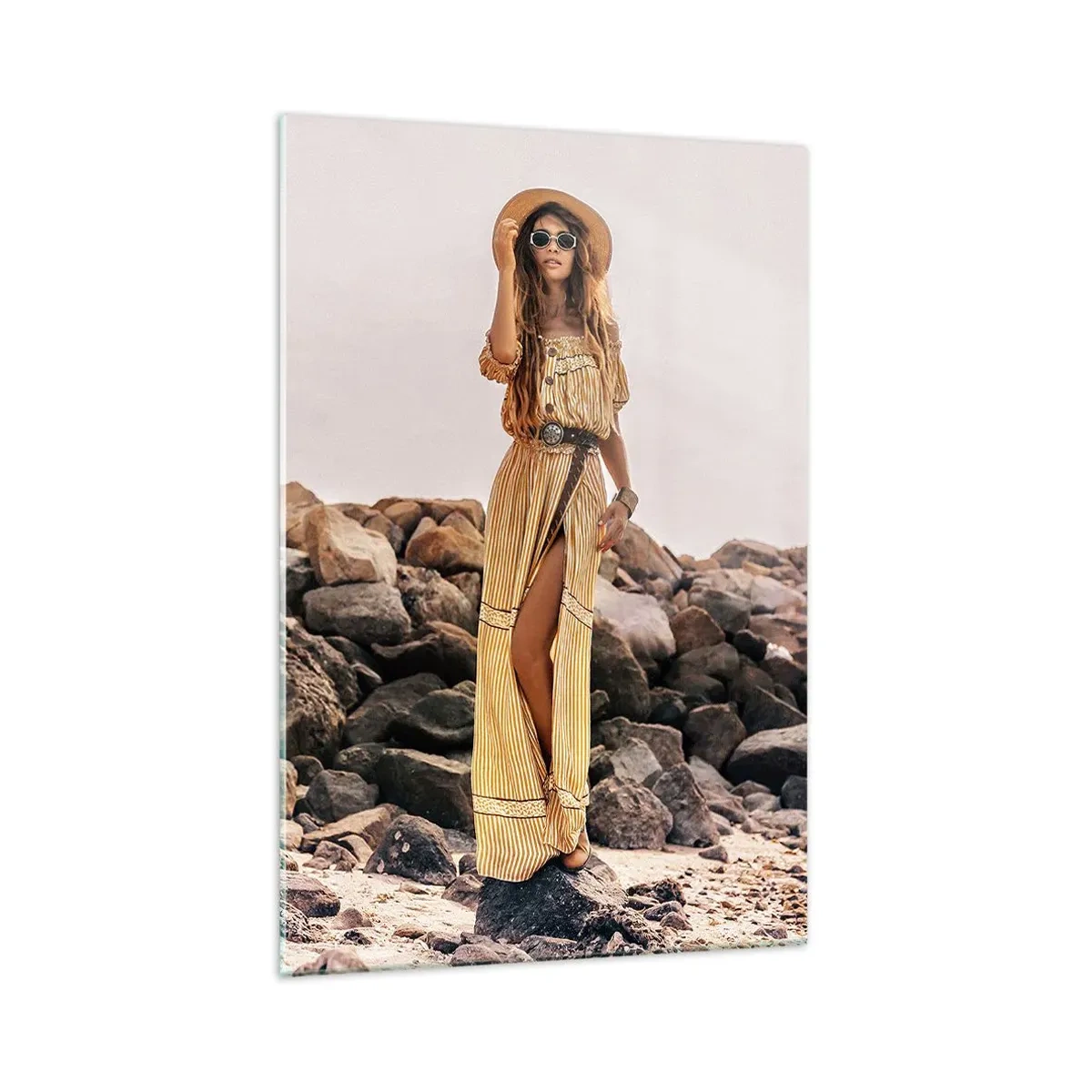 Tablou pe sticlă - Magia pietrelor - 70x100 cm