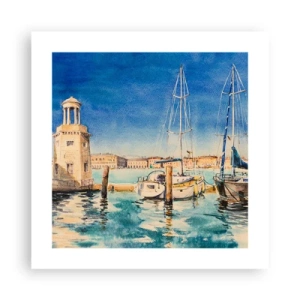 Poster - Laguna însorită - 40x40 cm