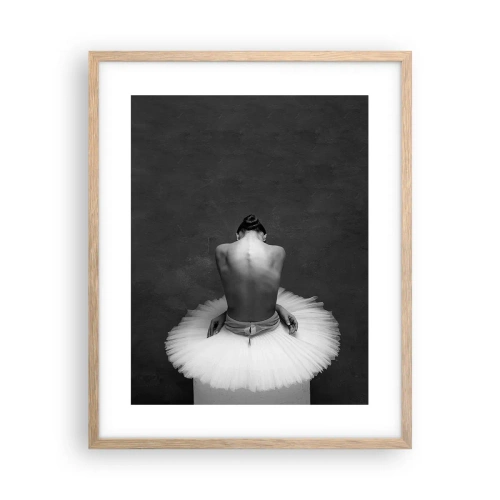 Poster în ramă de stejar deschis - Chiar înflorește - 40x50 cm