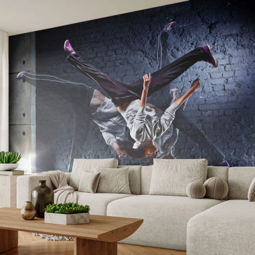Fototapetă personalizată Premium Canvas - Steaua străzii - Dans, oameni, Dansator
