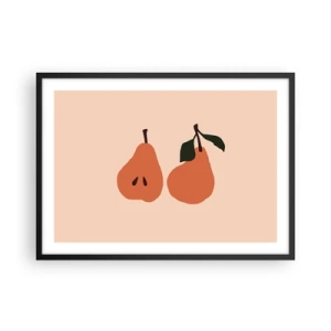 Poster în ramă neagră - Dulceața în sine - 70x50 cm