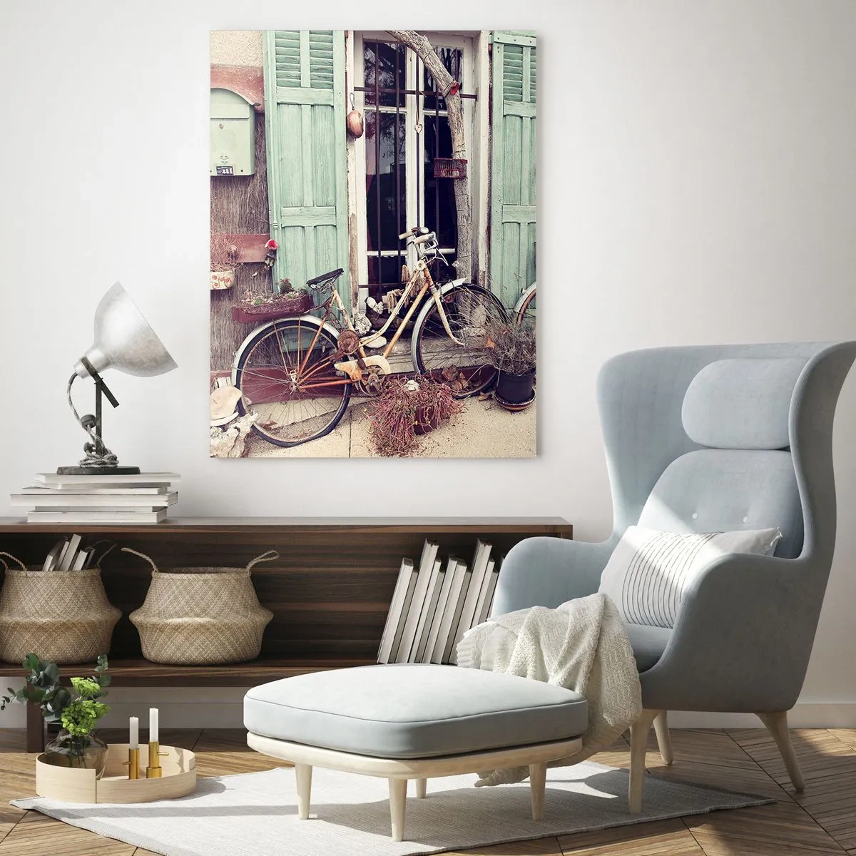 Tablou pe sticlă - Trăiască provincia! - 50x70 cm