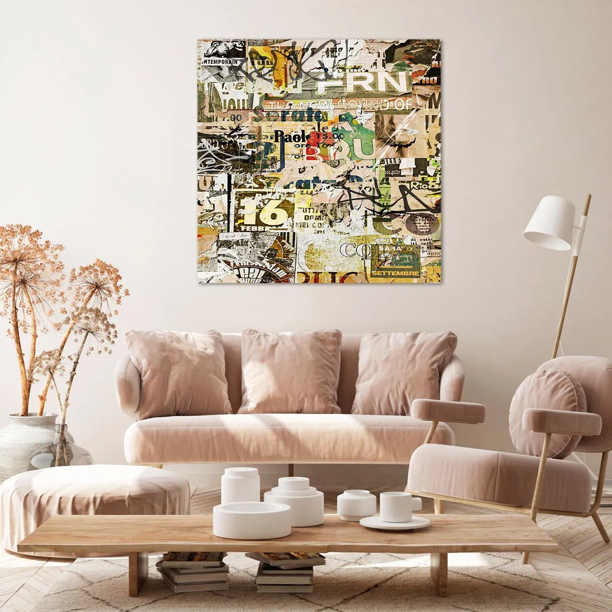 Tablou pe pânză - Oh, se întâmplă... - 60x60 cm