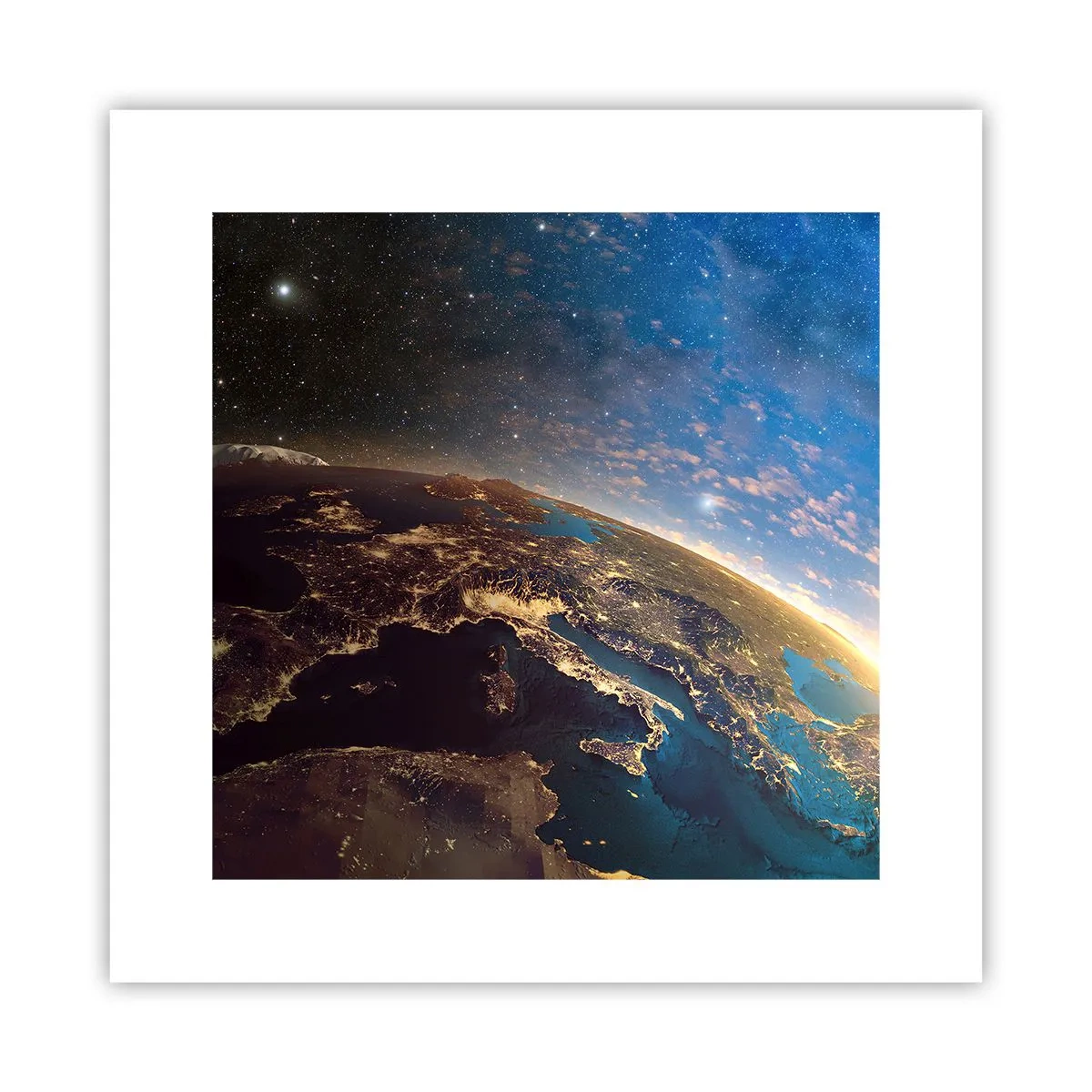 Poster - Să ne privim de la distanță - 30x30 cm